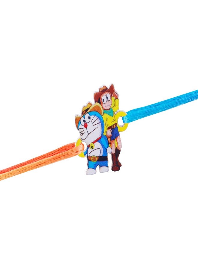 Okos Pack of 3 Rakhi Combo of Trendy Cartoon Characters For Kids For Rakshabandhan With Multi Color Adjustable Cotton Thread Cute and Dearest Bhai/Bhaiya/Brother CO1000469KID - Image 4